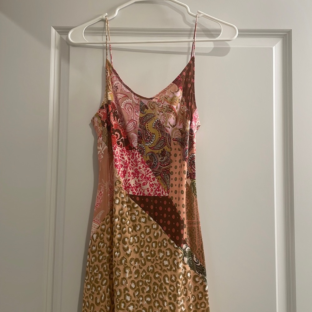 Anthropologie Vivian Kachel midi slip dress